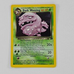 Pokemon TCG Dark Weezing Team Rocket 14/82 WOTC Card